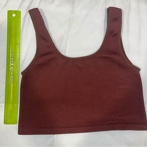 Ribbed cropped Ardene tank